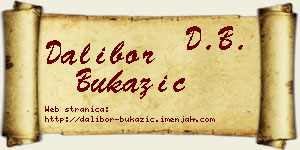 Dalibor Bukazić vizit kartica